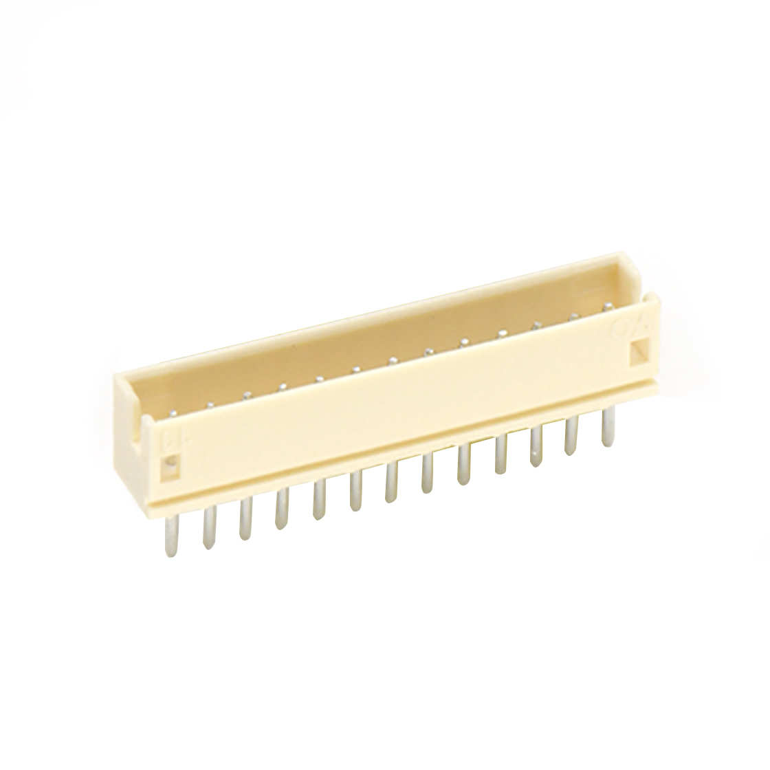 Pitch 1.50mm 180°单排立插 Wafer 13Pin 白色 镀亮锡