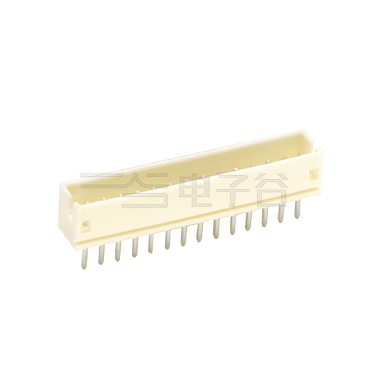 Pitch 1.50mm 180°单排立插 Wafer 14Pin 白色 镀亮锡