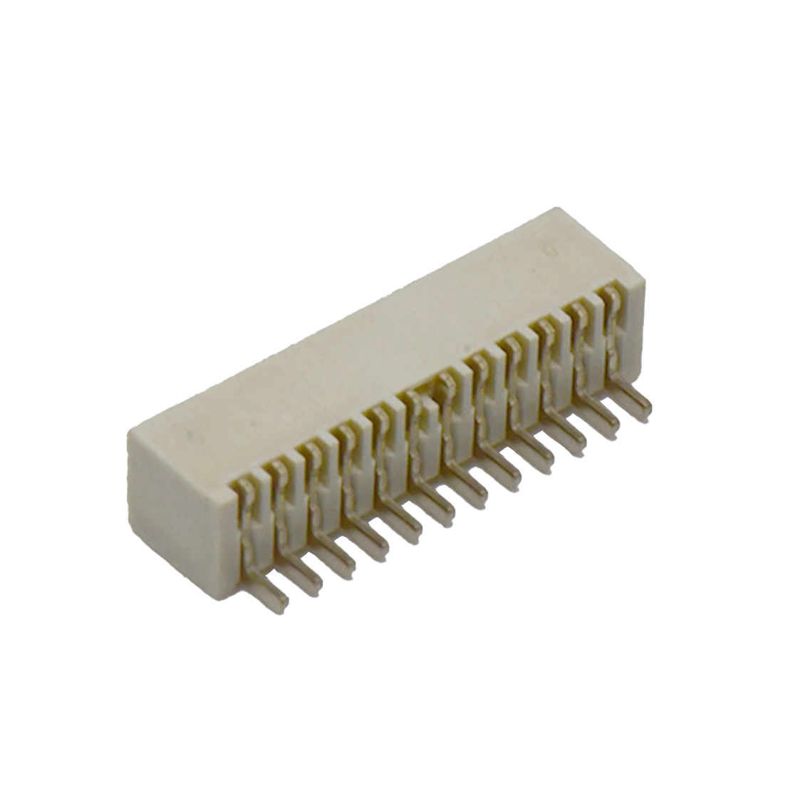 Pitch 1.50mm 90º单排卧式SMT型 Wafer 12Pin 本色 AU G/F