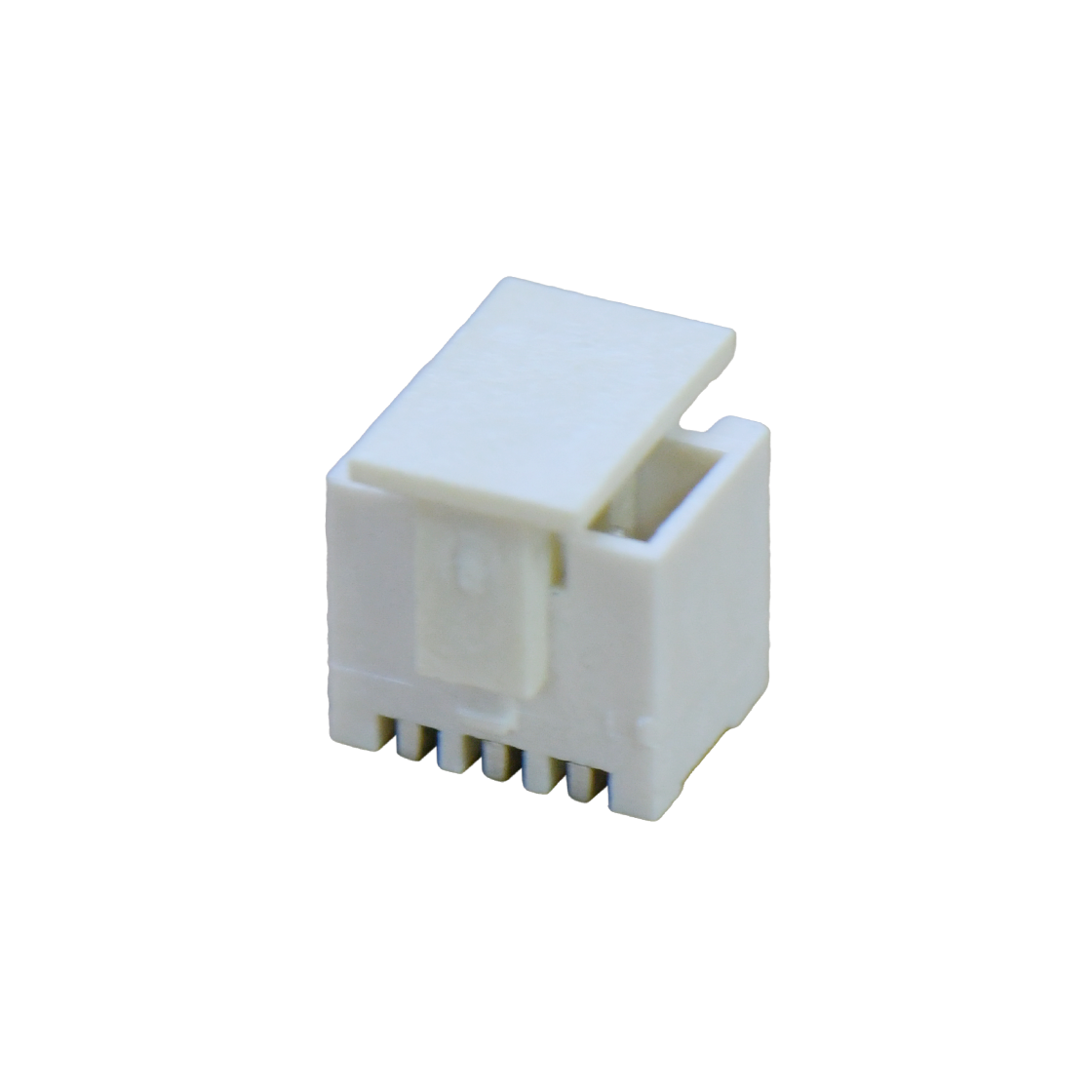 Pitch 1.50mm 180°单排立贴带扣 Wafer 3Pin 本色 镀雾锡