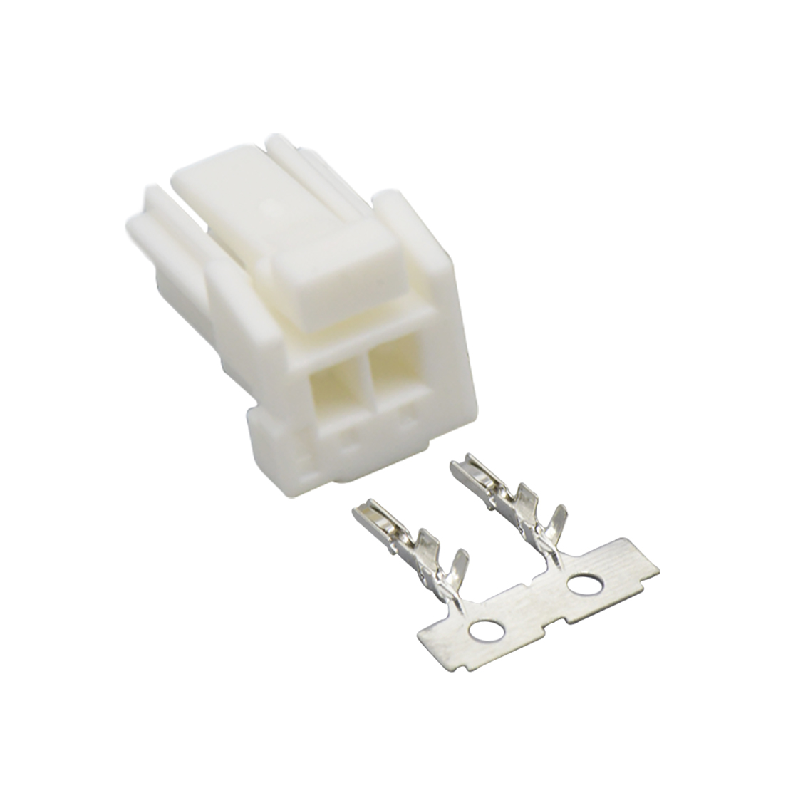 Pitch 1.50mm 单排公胶壳无LOGO 2Pin 本色