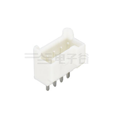 Pitch 2.00mm 180°PA单排立插 Wafer 4Pin 白色 镀亮锡