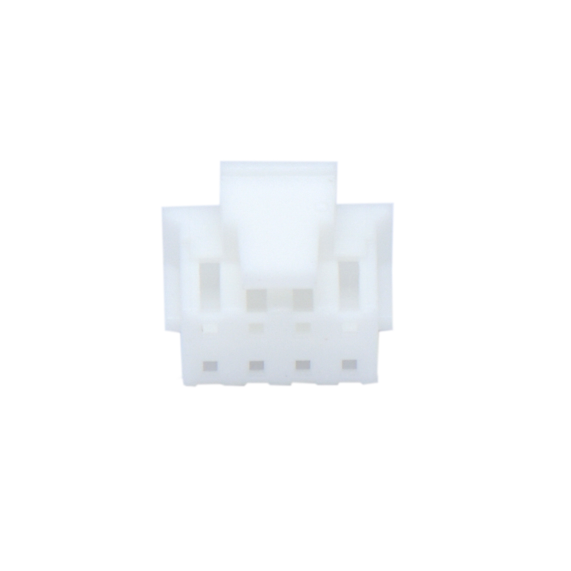 Pitch 2.00mm 双排带扣 Housing 无卤 2x4pin 白色