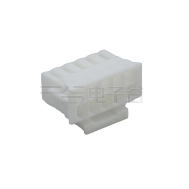 Pitch 2.00mm 双排带扣 Housing 无卤 2x5pin 白色