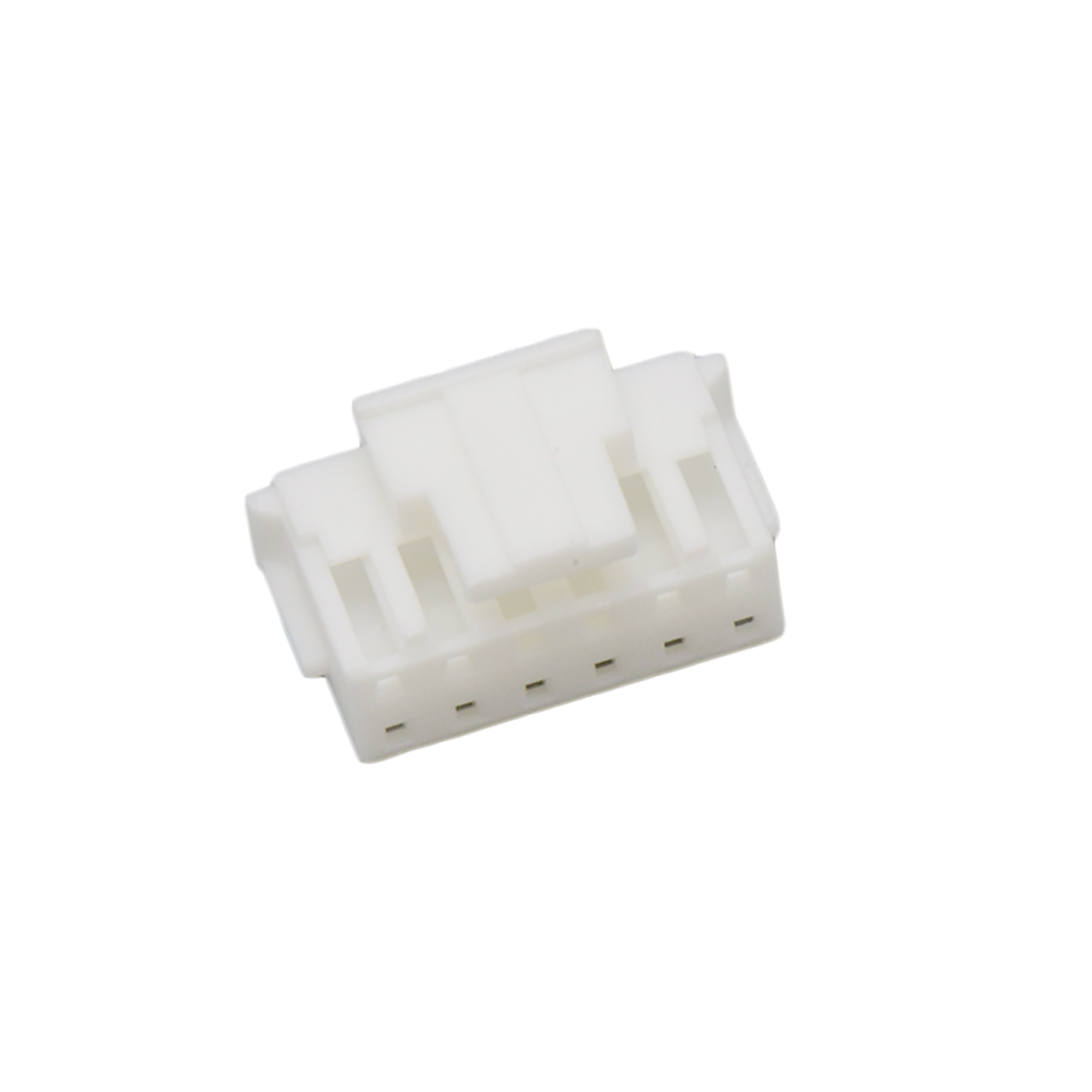 Pitch 2.00mm 双排带扣 Housing 无卤 2x6pin 白色