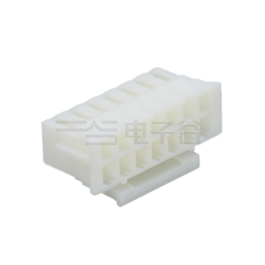 Pitch 2.00mm 双排带扣 Housing 无卤 2x7pin 白色