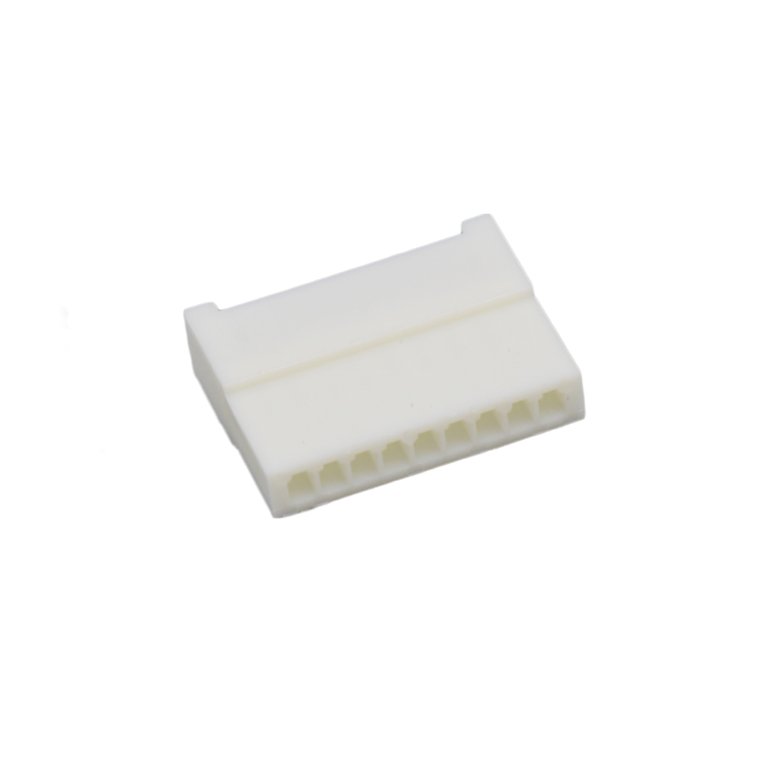 Pitch2.00mm 单排带扣
Female Housing PA66无卤 9pin 本色