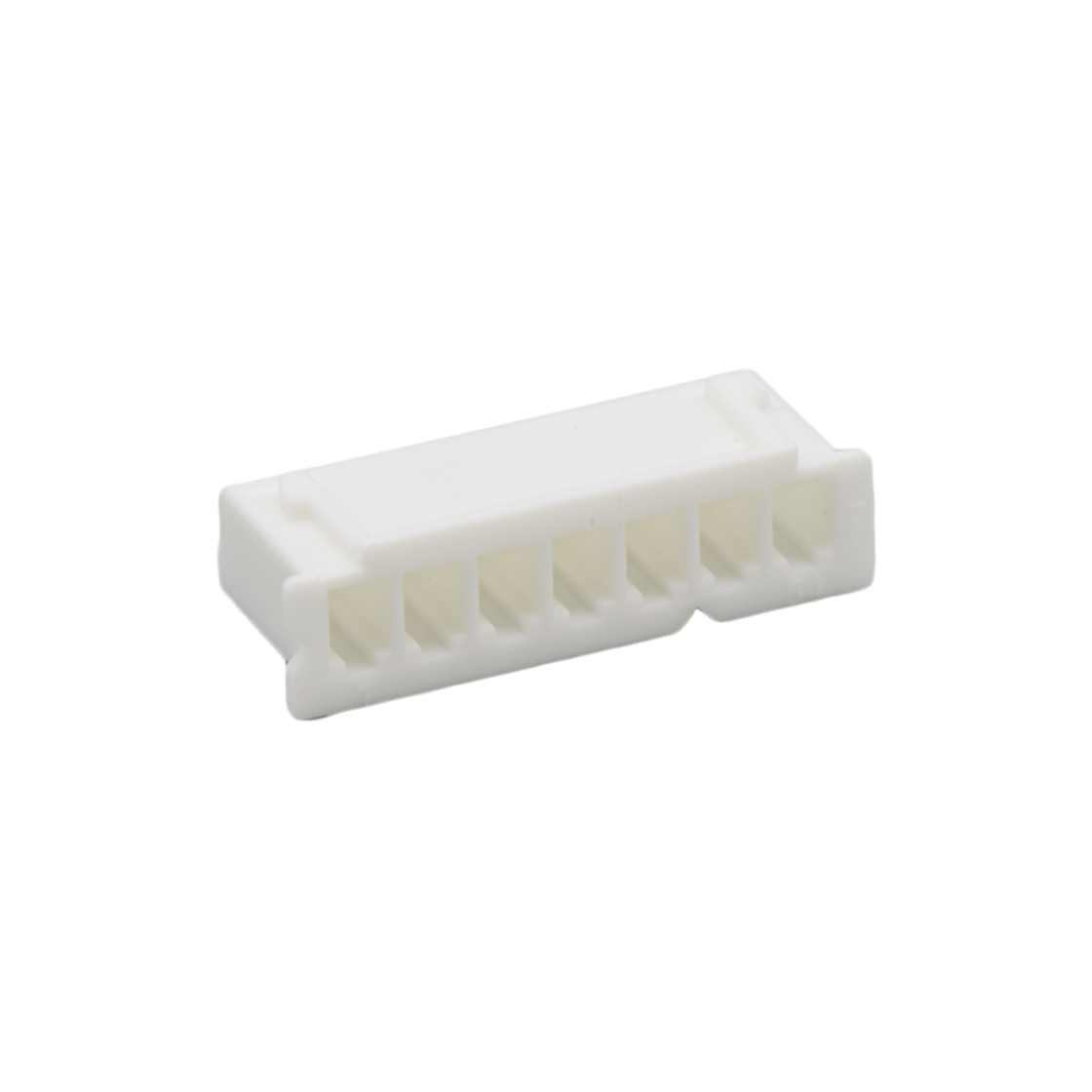 Pitch 2.50mm 180°MALE HOUSING 7Pin 本色 PA66, UL94V-0