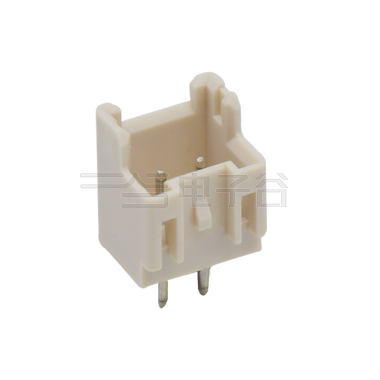 Pitch 2.50mm 单排 Wafer 打K 无柱 2Pin 本色 PA66,UL94V-0