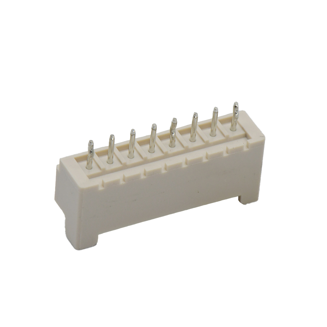 Pitch 2.50mm 单排 Wafer 打K 无柱 8Pin 本色 PA66,UL94V-0