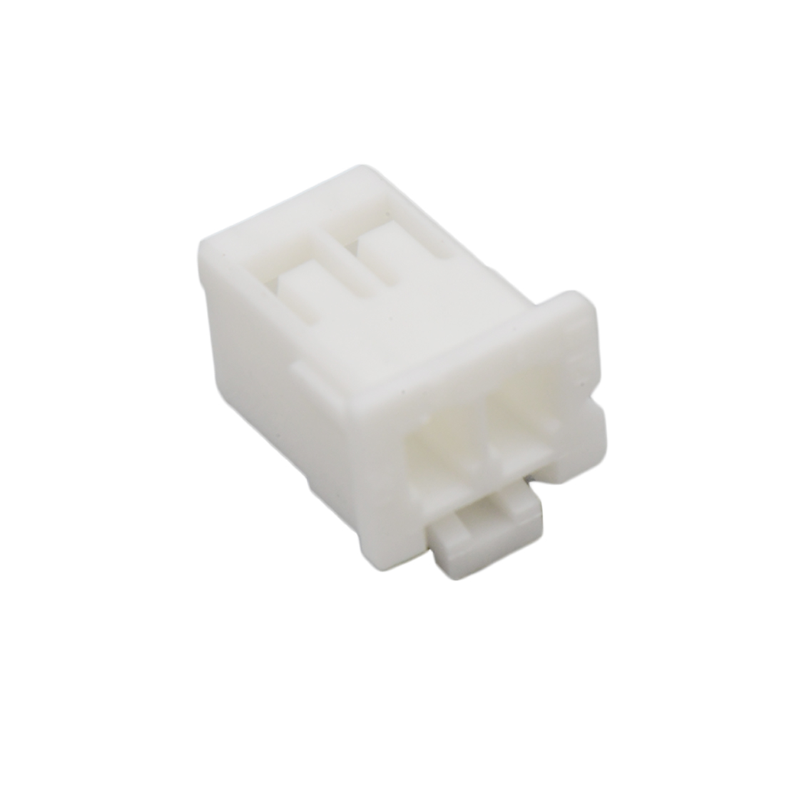 Pitch 2.50mm Male Housing 2Pin 白色 PA66,UL94V-0