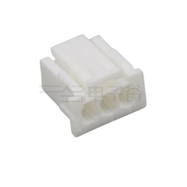 Pitch 2.50mm Male Housing 3Pin 白色 PA66,UL94V-0