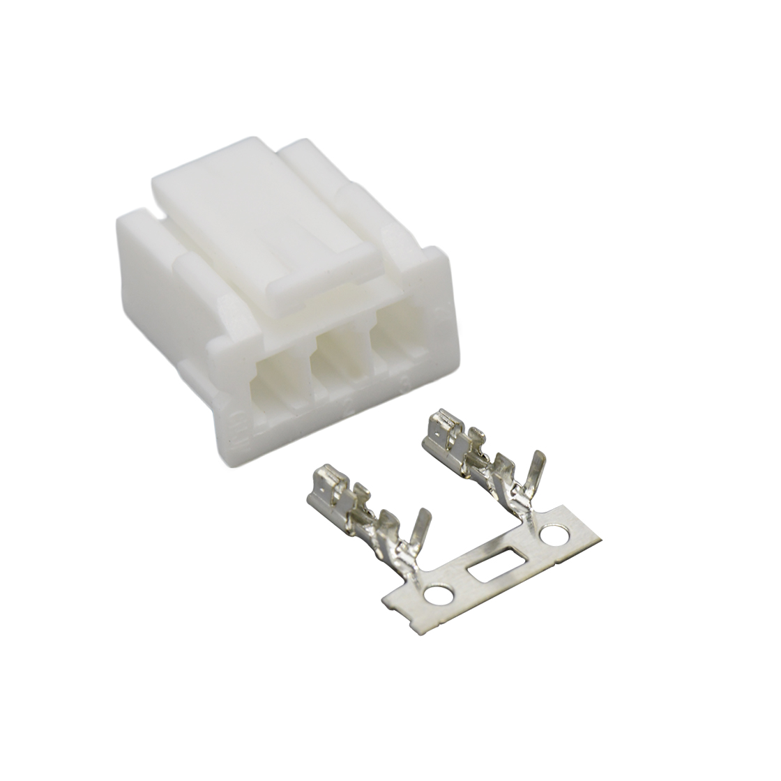 Pitch 2.50mm Male Housing 3Pin 白色 PA66,UL94V-0