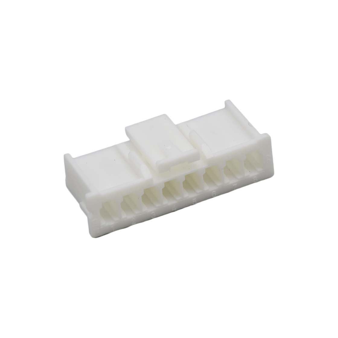 Pitch 2.50mm Male Housing 8Pin 白色 PA66,UL94V-0