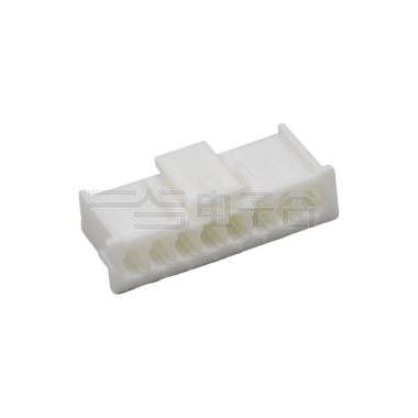 Pitch 2.50mm Male Housing 8Pin 白色 PA66,UL94V-0