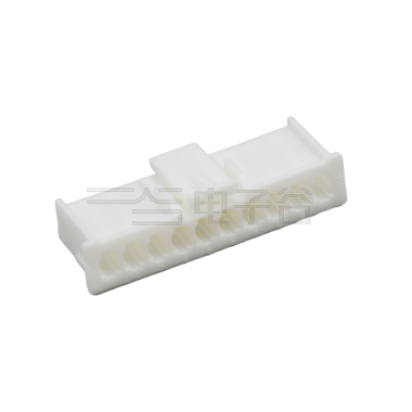 Pitch 2.50mm Male Housing 10Pin 白色 PA66,UL94V-0