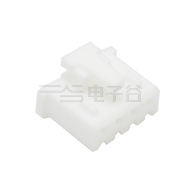 Pitch 2.50mm 单排带扣Housing 4Pin 本色
