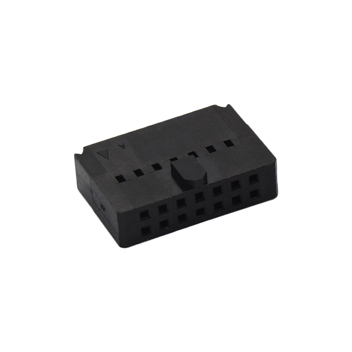 Pitch 2.54mm 单凸 无LOGO Housing 2X7P 黑色