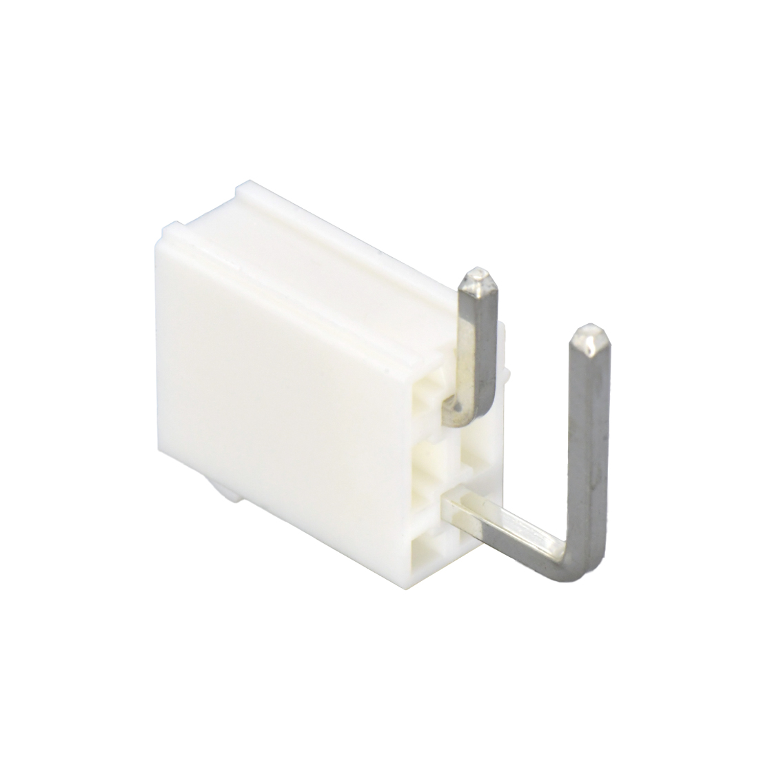 Pitch 4.2mm 双排 90°DIP Wafer 实心针 2X1Pin PA66,94V-0 本色 亮锡