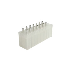 Pitch 4.2mm 双排 180°DIP Wafer 实心针 空第8，16P