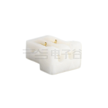 Pitch 0.8mm 刺破式无耳IDC Housing AWG #32-#34 2Pin 本色 镀全金G/F