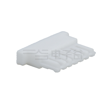 Pitch 1.00mm 单排胶壳 6Pin 白色