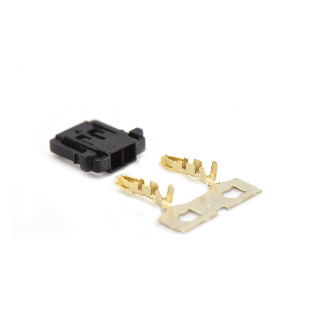 Pitch 1.5mm 单排带凸Housing无卤 02Pin 黑色