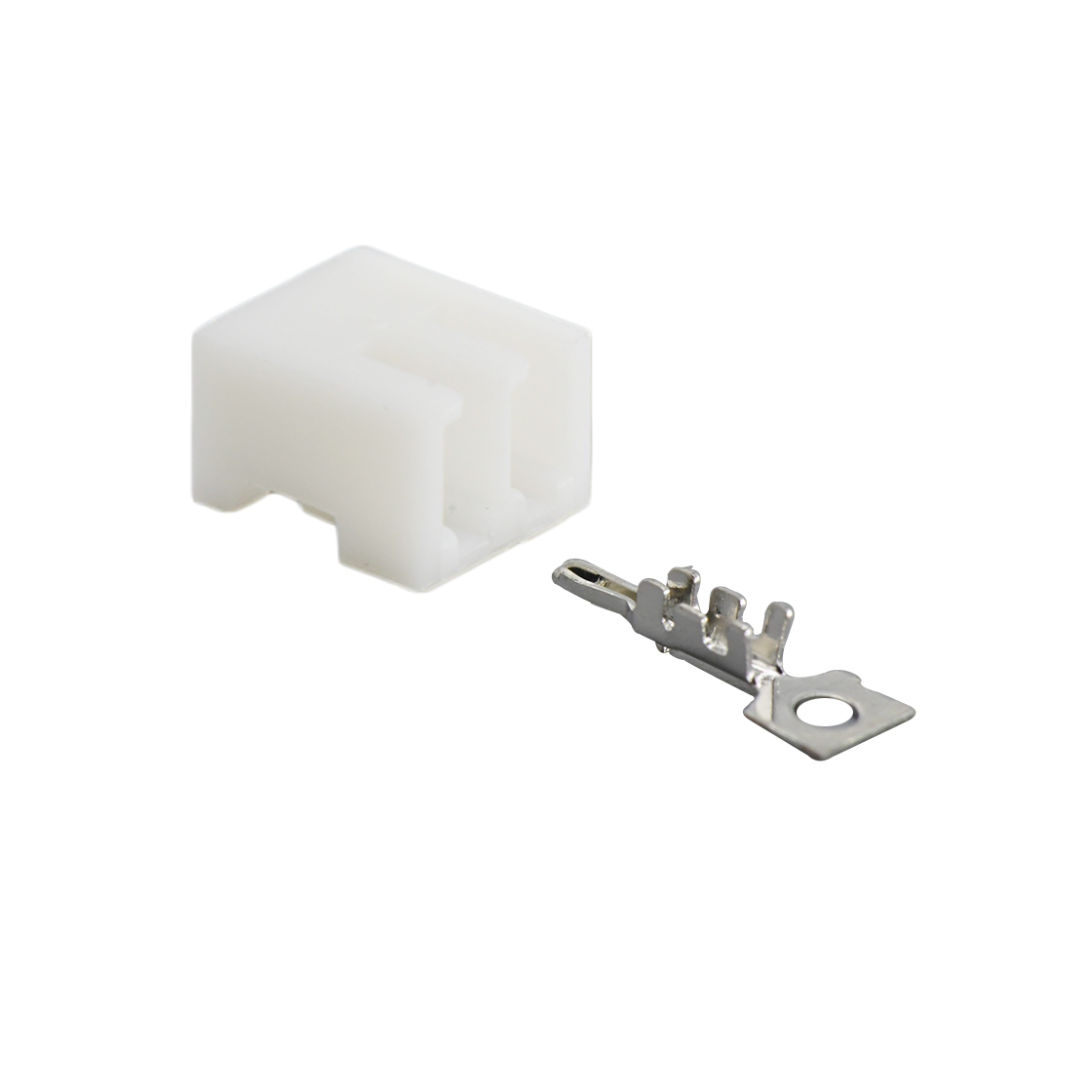 Pitch1.5mm 立插式Housing 2Pin 白色
