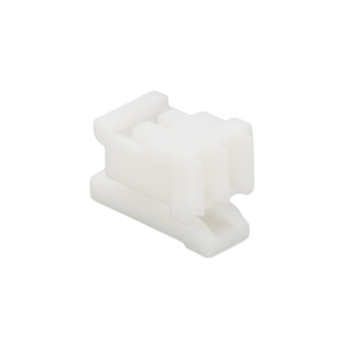 Pitch 1.50mm 180°单排带扣HOUSING 2Pin 本色