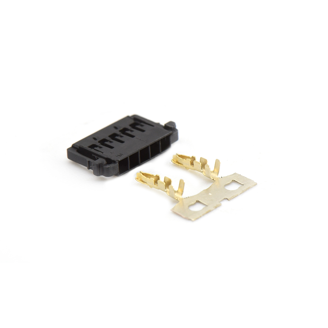 Pitch 1.5mm 单排带凸Housing无卤 05Pin 黑色