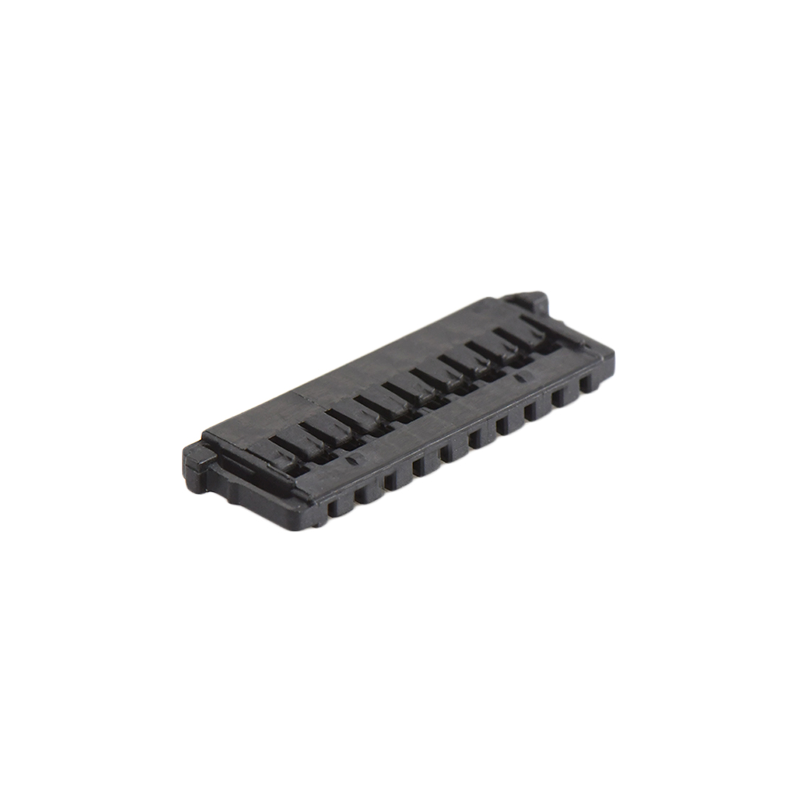 Pitch 1.5mm 单排带凸Housing无卤 10Pin 黑色