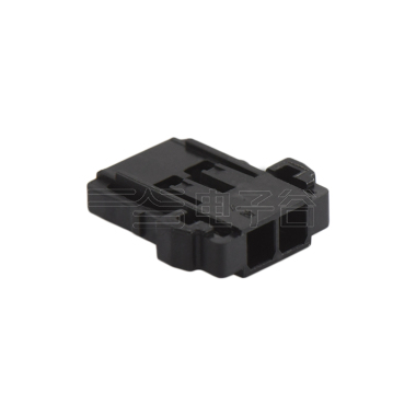 Pitch 2.0mm 单排带凸Housing无卤 02Pin 黑色