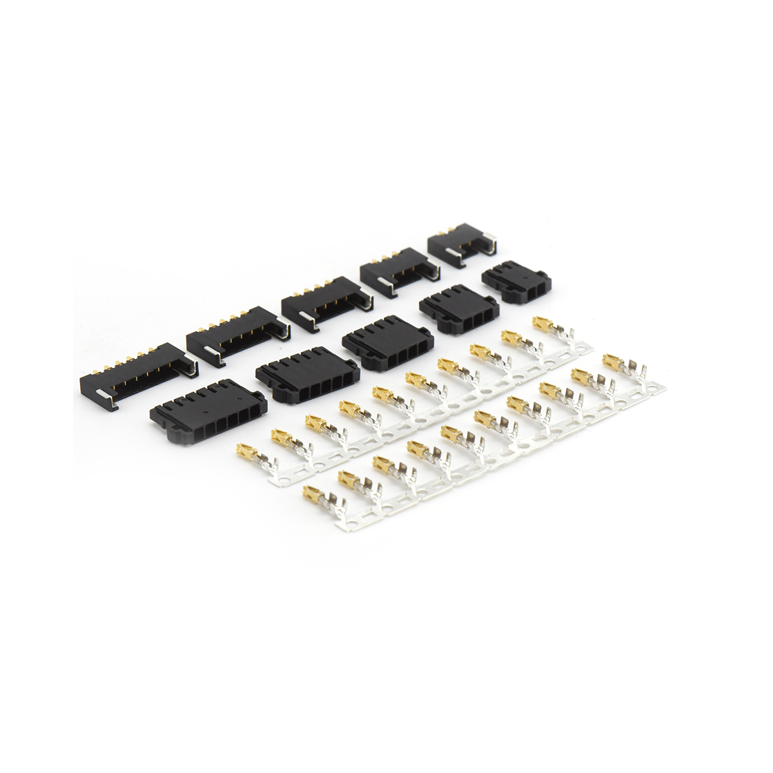 Pitch 2.0mm 单排带凸Housing无卤 02Pin 黑色