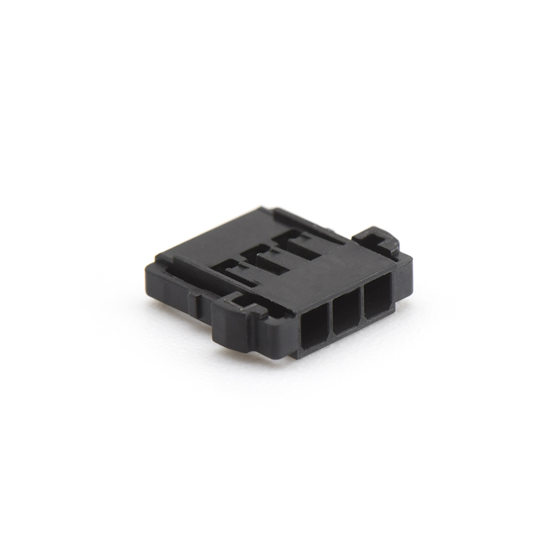 Pitch 2.0mm 单排带凸Housing无卤 03Pin 黑色