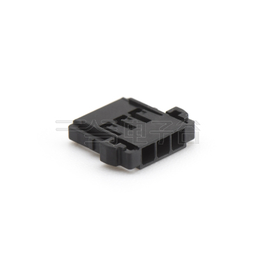 Pitch 2.0mm 单排带凸Housing无卤 03Pin 黑色