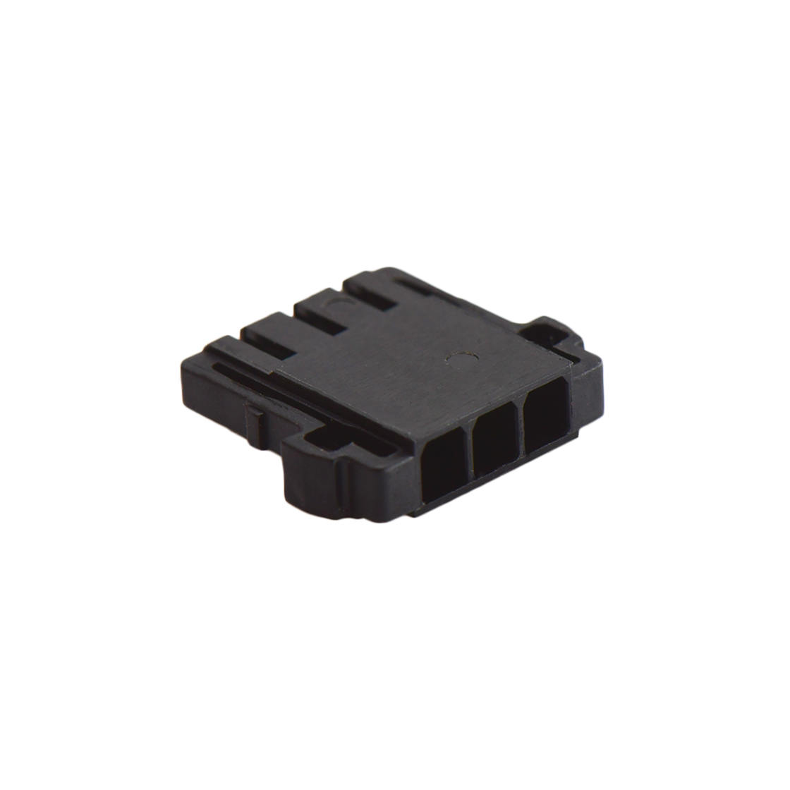 Pitch 2.0mm 单排带凸Housing无卤 03Pin 黑色