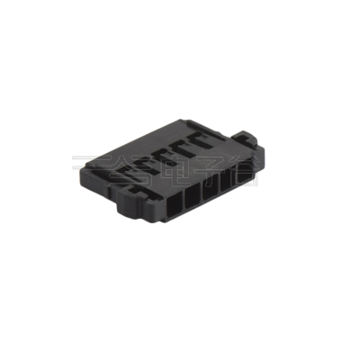 Pitch 2.0mm 单排带凸Housing无卤 05Pin 黑色