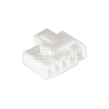 Pitch2.00mm 单排带扣 Housing PA66 HF 5pin 本色