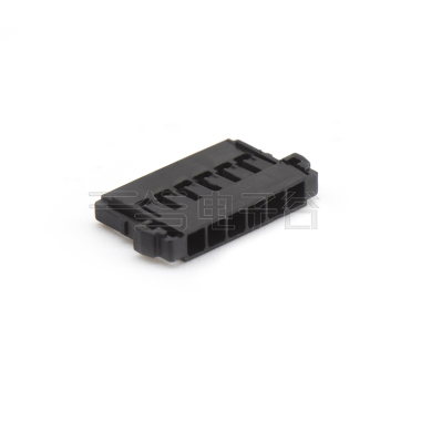 Pitch 2.0mm 单排带凸Housing无卤 06Pin 黑色