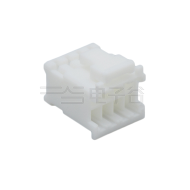 Pitch 2.00mm 双排带扣无LOGO Housing 2X4pin 本色