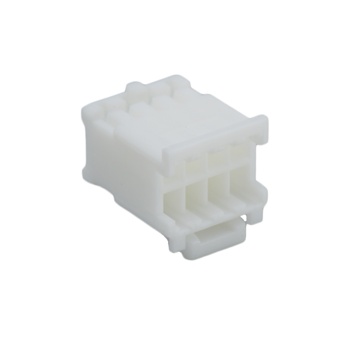 Pitch 2.00mm 双排带扣无LOGO Housing 2X4pin 本色