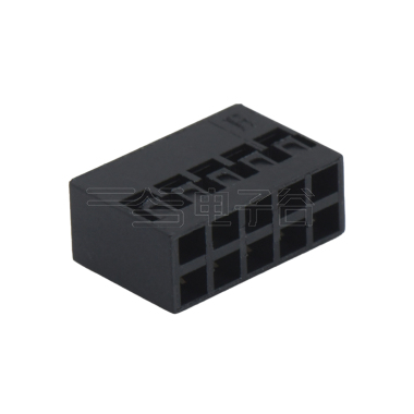 Pitch2.00mm 180º双排 Housing 2X05Pin 黑色