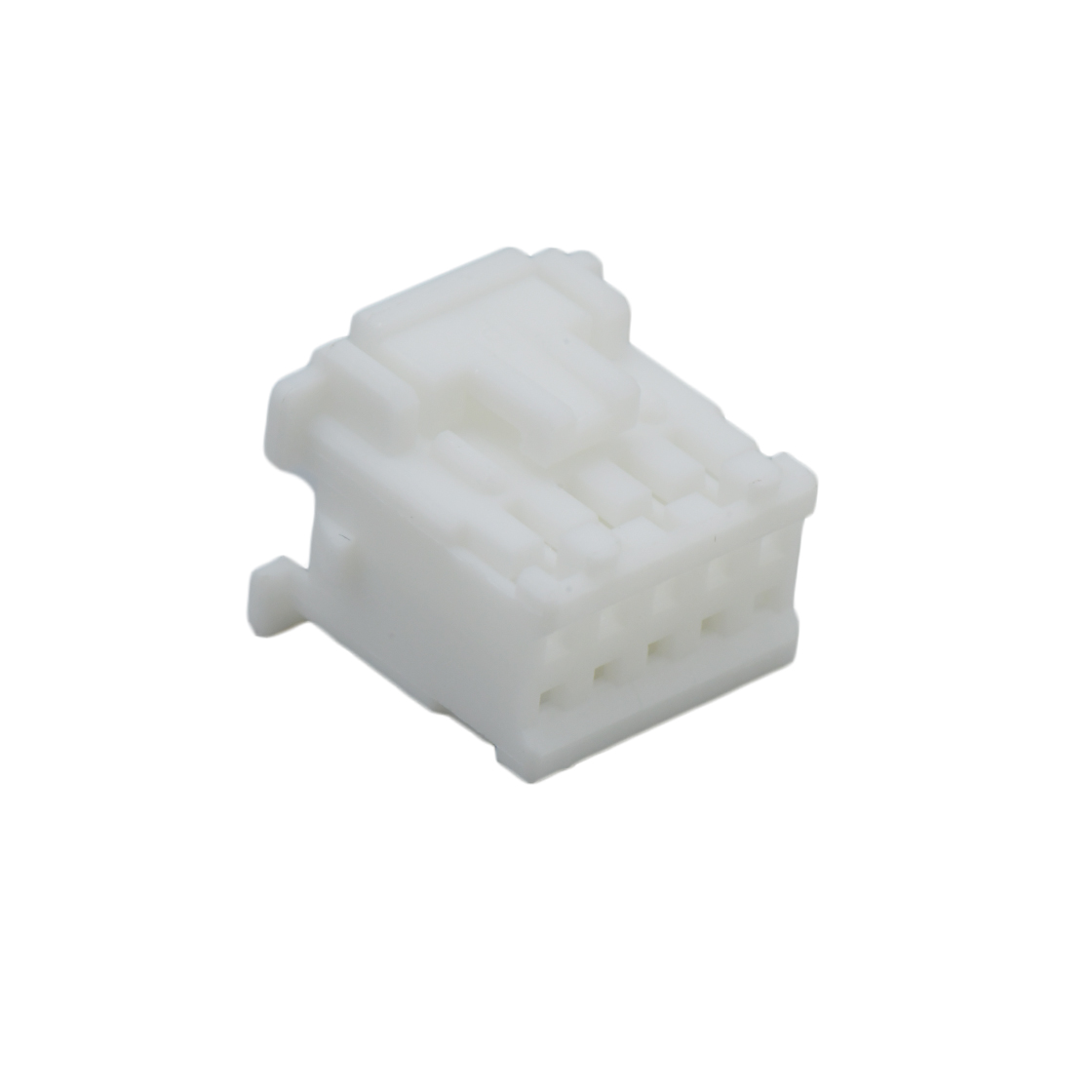 Pitch 2.00mm 双排带扣无LOGO Housing 2X5pin 本色
