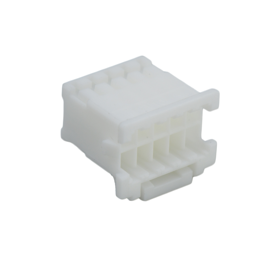 Pitch 2.00mm 双排带扣无LOGO Housing 2X5pin 本色