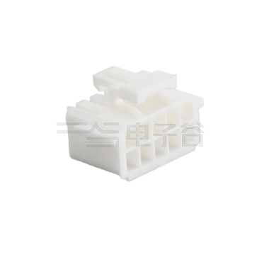 Pitch 2.00mm 双排带扣Housing PA66 2x5pin 本色