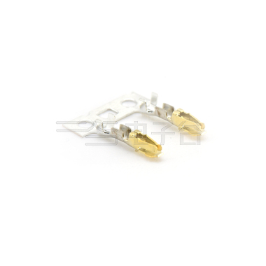 Pitch 2.0mm 磷铜低脚母端子 AWG#24-#26 镀半金G/F亮锡