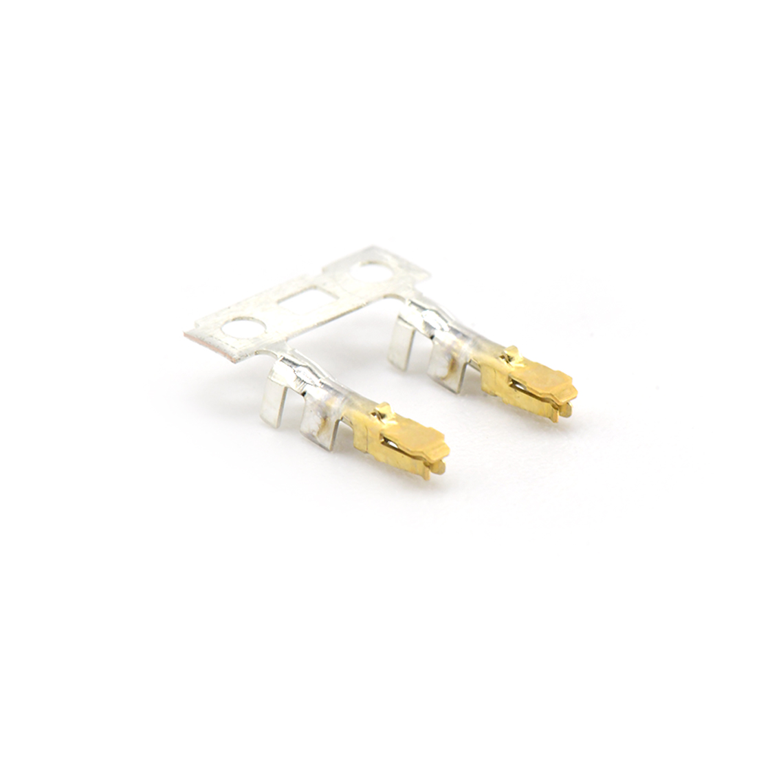 Pitch 2.0mm 磷铜高脚母端子 AWG#20-#22 镀半金G/F亮锡