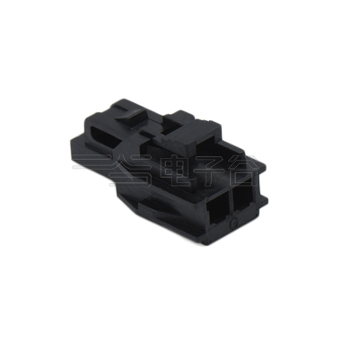Pitch 2.50mm 单排 MALE HOUSING 02Pin 黑色