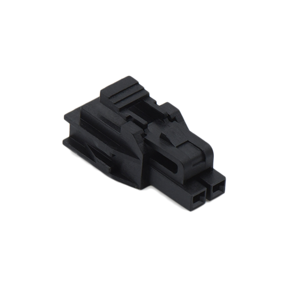 Pitch 2.50mm 单排 MALE HOUSING 02Pin 黑色