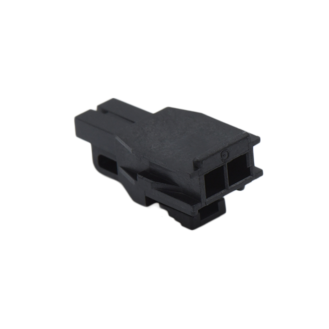 Pitch 2.50mm 单排 MALE HOUSING 02Pin 黑色